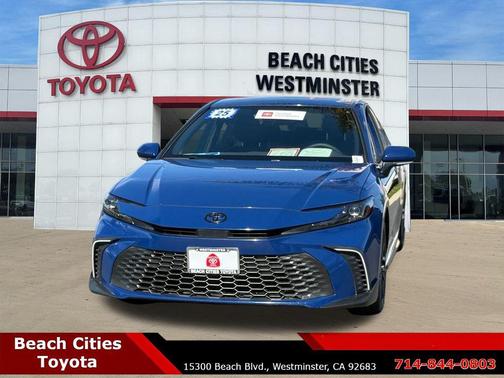 Reservoir Blue 2025 Toyota Camry SE