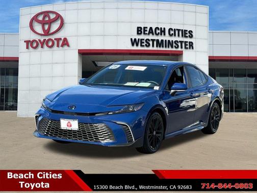 Reservoir Blue 2025 Toyota Camry SE