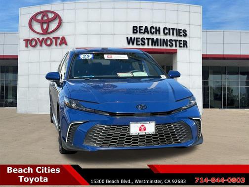 Reservoir Blue 2025 Toyota Camry SE