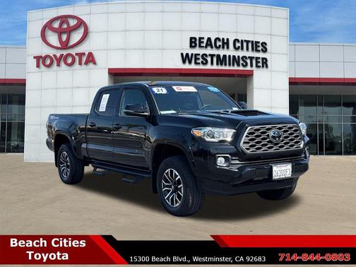 Midnight Black Metallic 2021 Toyota Tacoma TRD Sport