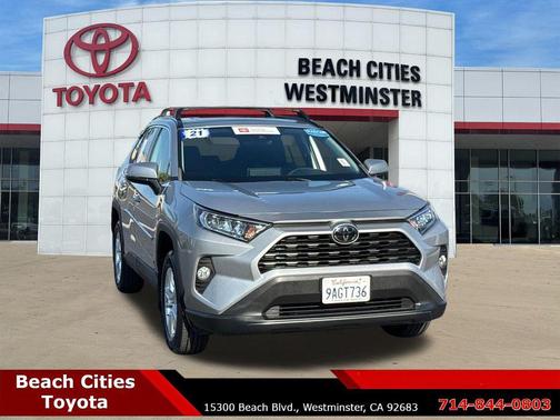 Silver Sky Metallic 2021 Toyota RAV4 XLE