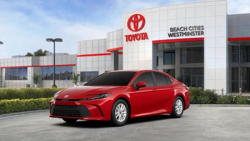 Supersonic Red 2026 Toyota Camry LE