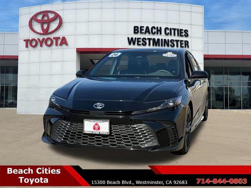 Midnight Black Metallic 2026 Toyota Camry SE