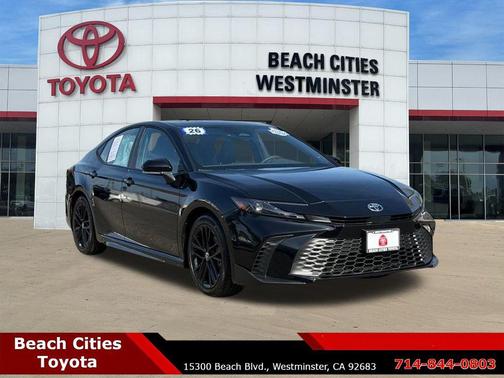 Midnight Black Metallic 2026 Toyota Camry SE