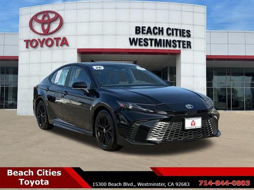 Midnight Black Metallic 2026 Toyota Camry SE