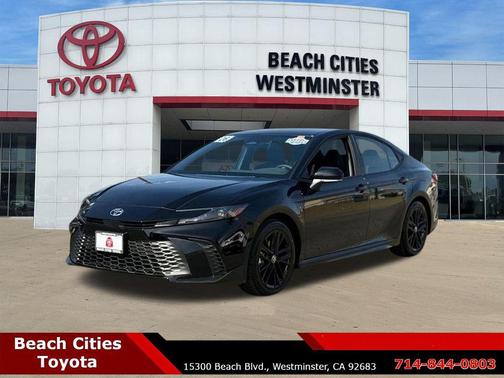 Midnight Black Metallic 2026 Toyota Camry SE