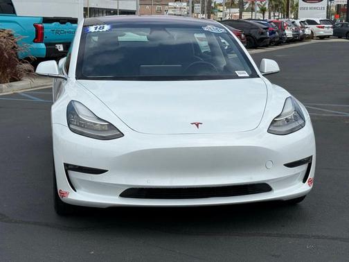 White 2018 Tesla Model 3 Long Range
