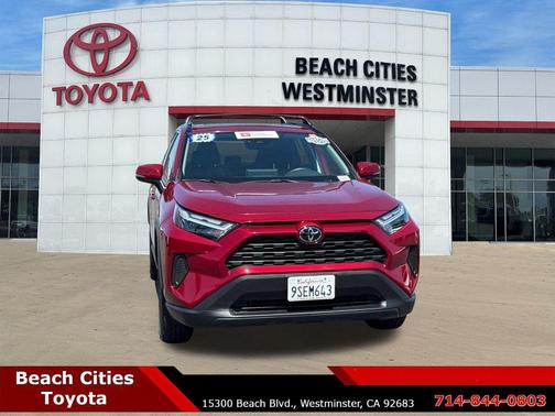 Ruby Flare Pearl 2025 Toyota RAV4 XLE