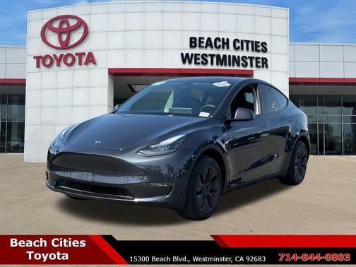 Stealth Gray 2025 Tesla Model Y Long Range Dual Motor Rear-Wheel Drive