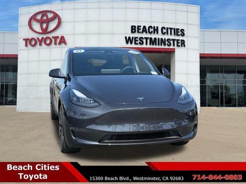 Stealth Gray 2025 Tesla Model Y Long Range Dual Motor Rear-Wheel Drive