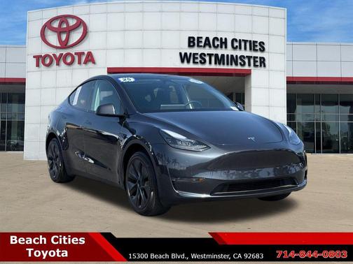 Stealth Gray 2025 Tesla Model Y Long Range Dual Motor Rear-Wheel Drive