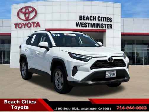 Ice Cap 2025 Toyota RAV4 Hybrid XLE