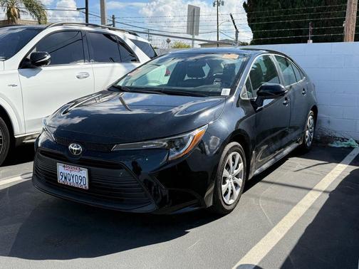 Midnight Black Metallic 2025 Toyota Corolla LE