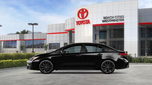 Midnight Black Metallic 2026 Toyota Corolla XSE