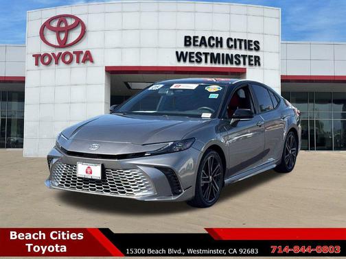 Heavy Metal/Midnight Black Metallic 2025 Toyota Camry XSE
