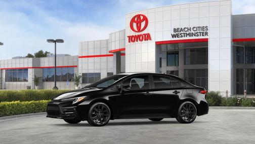 Midnight Black Metallic 2026 Toyota Corolla SE