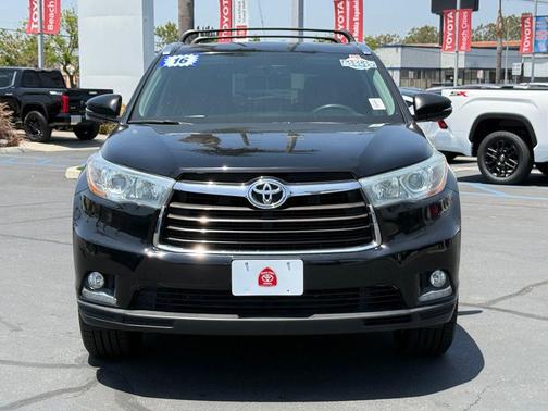 Midnight Black Metallic 2016 Toyota Highlander Limited