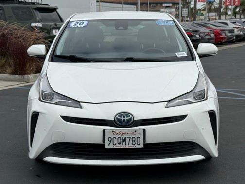 Super White 2020 Toyota Prius LE