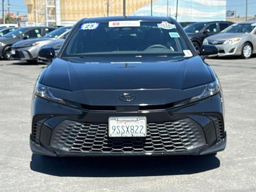 Midnight Black Metallic 2025 Toyota Camry SE