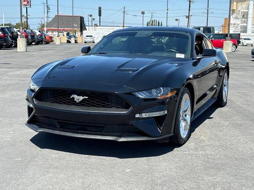 Shadow Black 2021 Ford Mustang EcoBoost Premium
