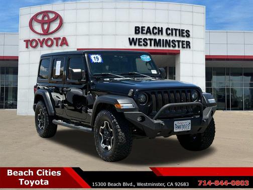 Black Clearcoat 2019 Jeep Wrangler Unlimited Sport