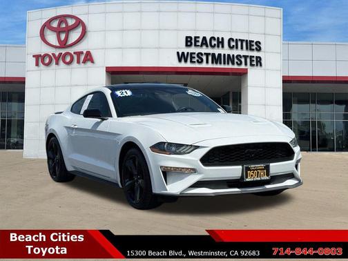 Oxford White 2021 Ford Mustang EcoBoost