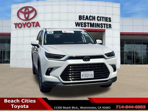 Wind Chill Pearl 2025 Toyota Grand Highlander Limited