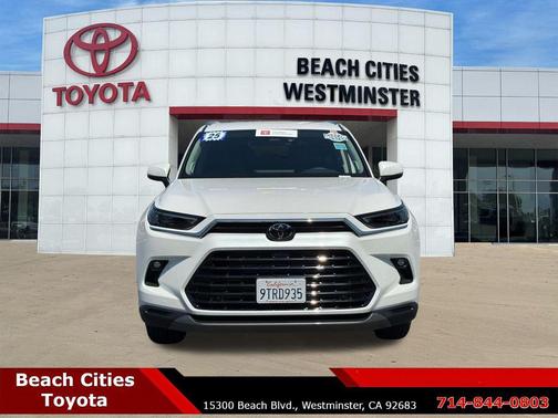 Wind Chill Pearl 2025 Toyota Grand Highlander Limited