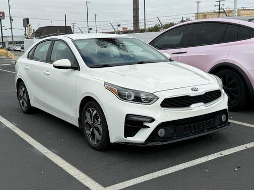 Clear White 2021 Kia Forte LXS
