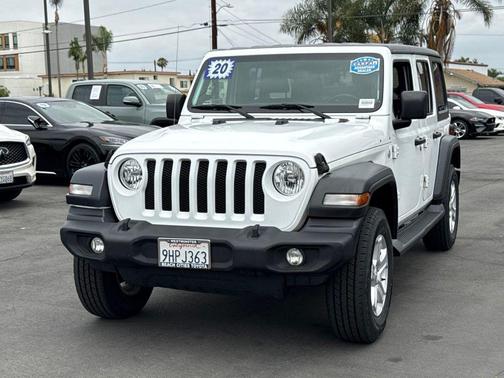 Bright White Clearcoat 2020 Jeep Wrangler Unlimited Sport