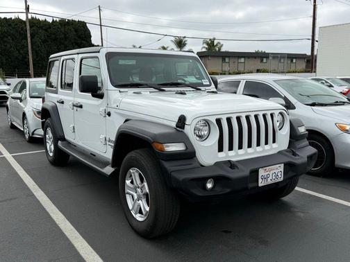 Bright White Clearcoat 2020 Jeep Wrangler Unlimited Sport