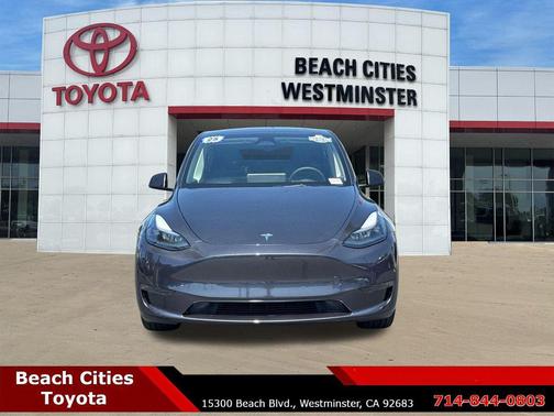 Stealth Gray 2025 Tesla Model Y Long Range Dual Motor Rear-Wheel Drive