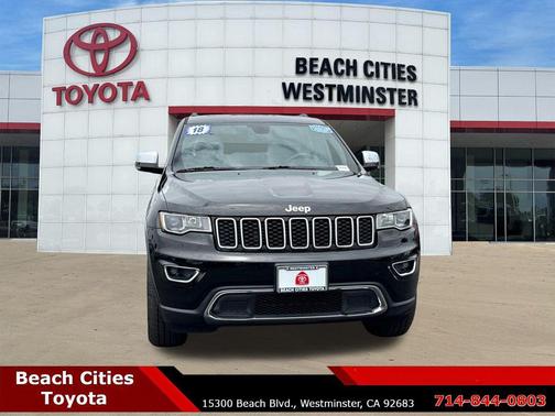 Diamond Black Crystal Pearlcoat 2018 Jeep Grand Cherokee Limited