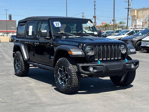 Black Clearcoat 2022 Jeep Wrangler Unlimited 4xe Rubicon