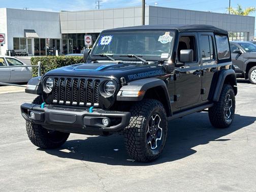 Black Clearcoat 2022 Jeep Wrangler Unlimited 4xe Rubicon