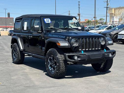 Black Clearcoat 2022 Jeep Wrangler Unlimited 4xe Rubicon