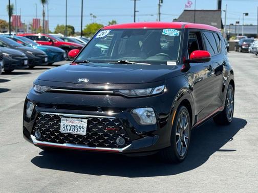 Inferno Red/Black Roof 2020 Kia Soul GT-Line