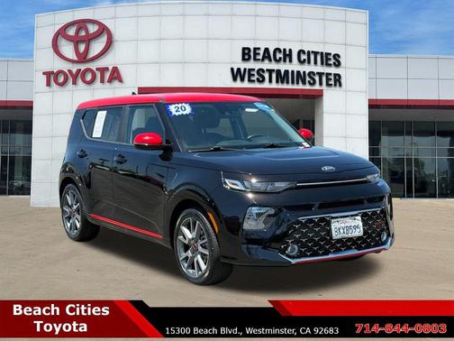 Inferno Red/Black Roof 2020 Kia Soul GT-Line
