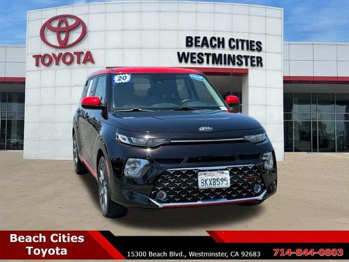 Inferno Red/Black Roof 2020 Kia Soul GT-Line