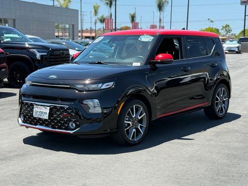 Inferno Red/Black Roof 2020 Kia Soul GT-Line