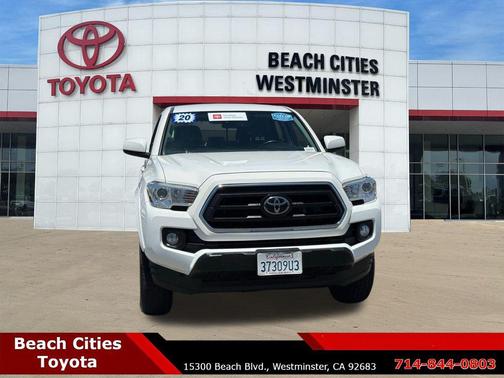 Super White 2020 Toyota Tacoma SR5