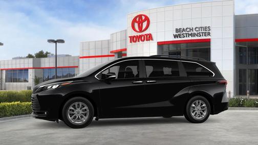 Midnight Black Metallic 2026 Toyota Sienna XLE