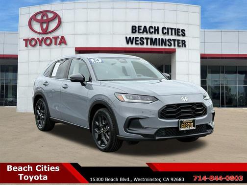 Urban Gray Pearl 2024 Honda HR-V Sport