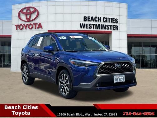 Blue Crush Metallic 2024 Toyota Corolla Cross XLE