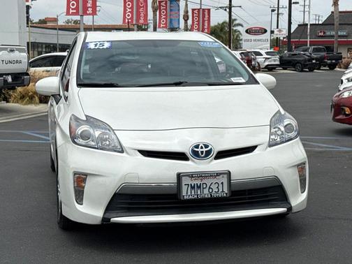 White 2015 Toyota Prius Plug-in Advanced