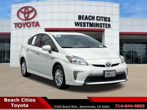 White 2015 Toyota Prius Plug-in Advanced
