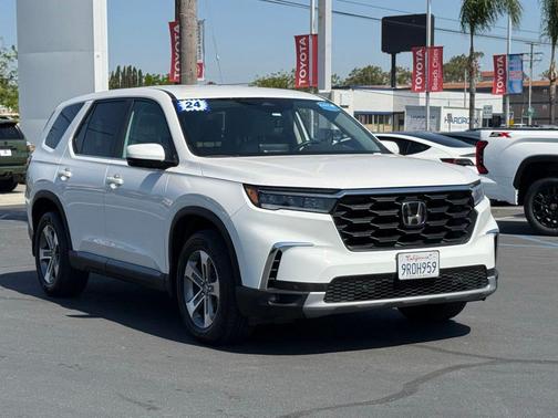 Platinum White Pearl 2024 Honda Pilot EX-L