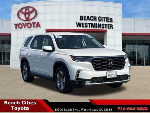 Platinum White Pearl 2024 Honda Pilot EX-L