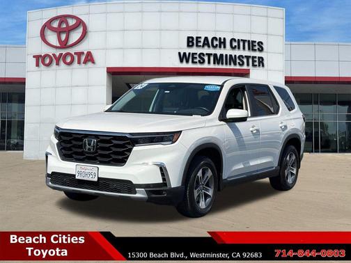 Platinum White Pearl 2024 Honda Pilot EX-L