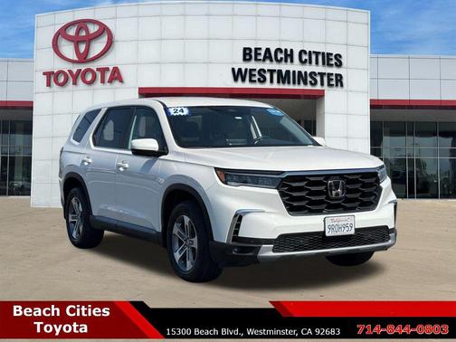 Platinum White Pearl 2024 Honda Pilot EX-L